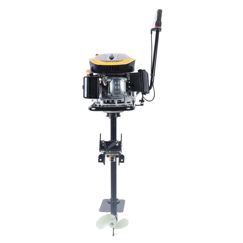 Miumaeov 4 Stroke 9  Outboard Motor 225  Fishing Boat Engine Air Cooling Single Cylinder Heavy Duty Boat Engine Marine Engine with  Ignition System 3600 r/min