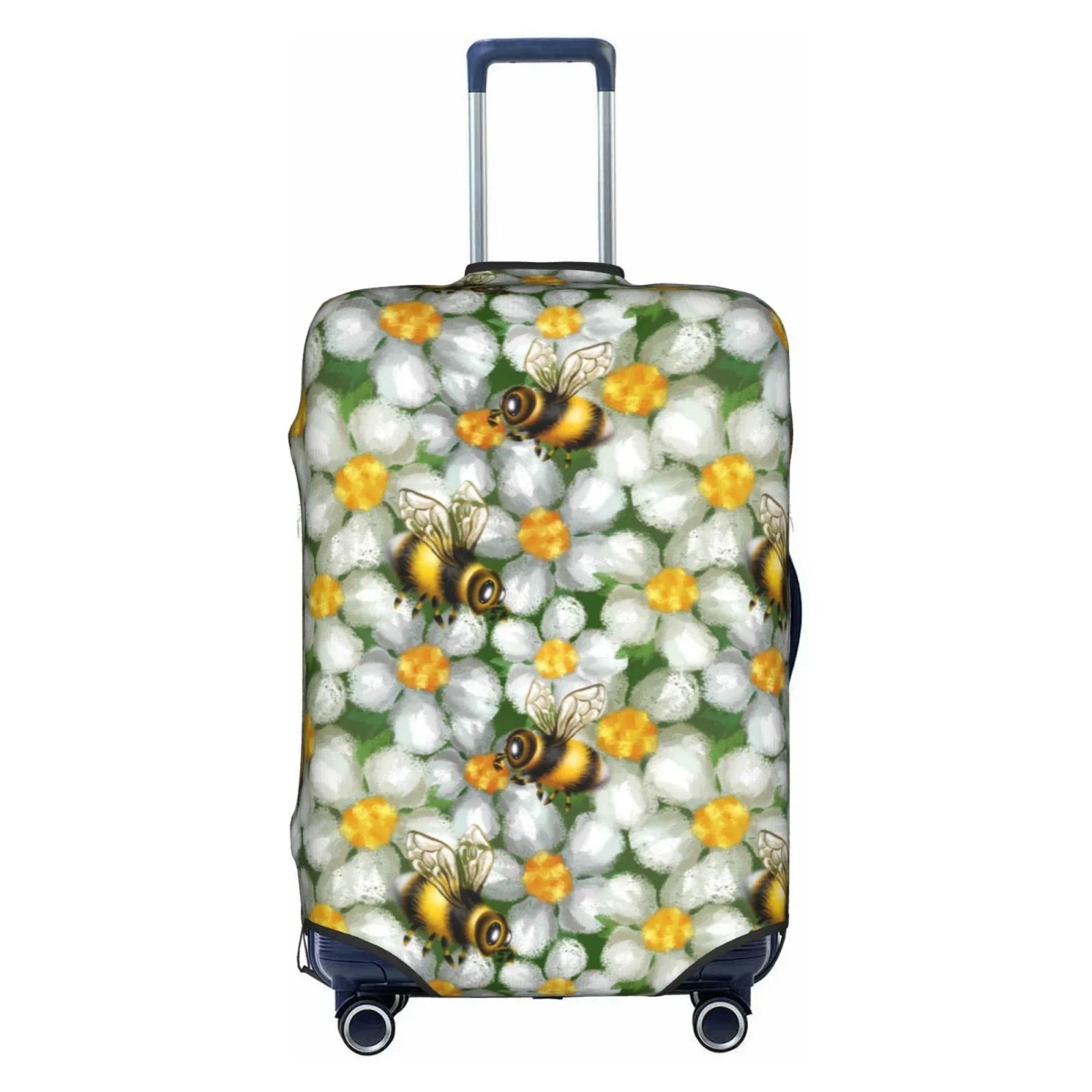 Kll Bees And Flower Luggage Cover Suitcase Cover Suitcase Protector-
