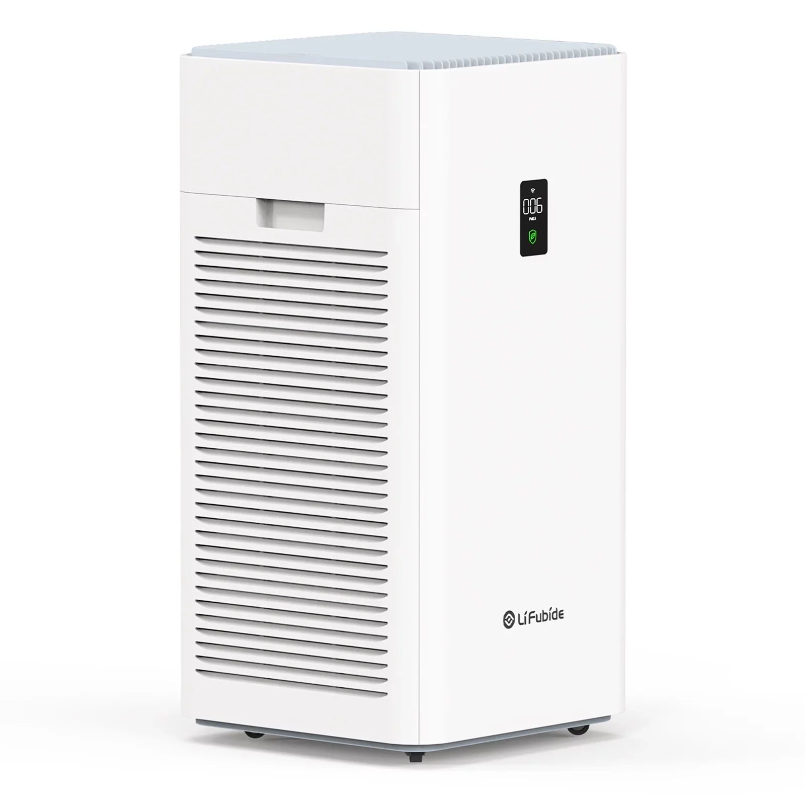 Lifubide Large Room Air Purifier, H13 True ,4555 Sq.Ft Coverage,24dB Low Noise For Bedroom, Removal Of 99.99% 0.01 Microns Particles, Pet Dander、Smoke、Odor、Dust， PM2.5 Monitor, Smart Air Purifier
