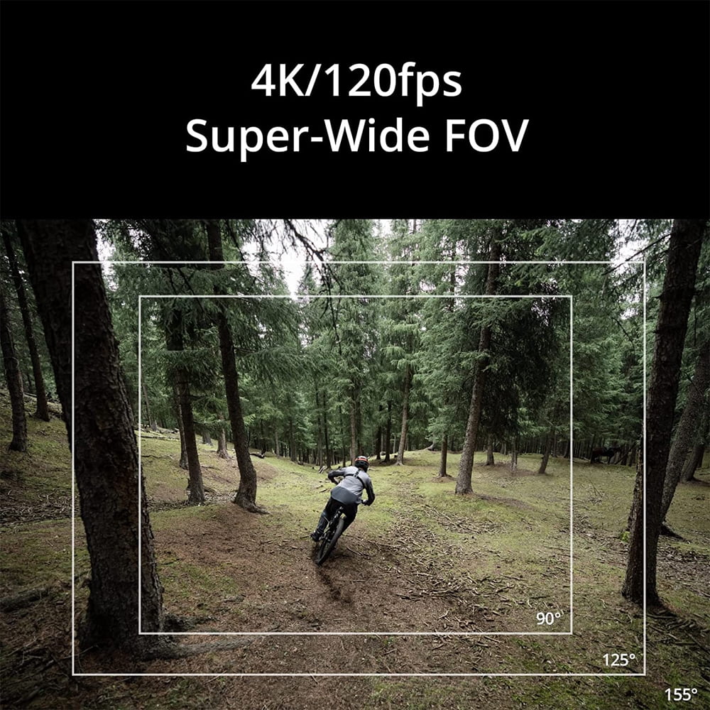Osmo Action 3 Action Camera, Adventure Combo 4K 120fps Super-Wide  Bundle with  Care Refresh 1-Yr Plan for  Osmo Action 3 and Premium Custom Case