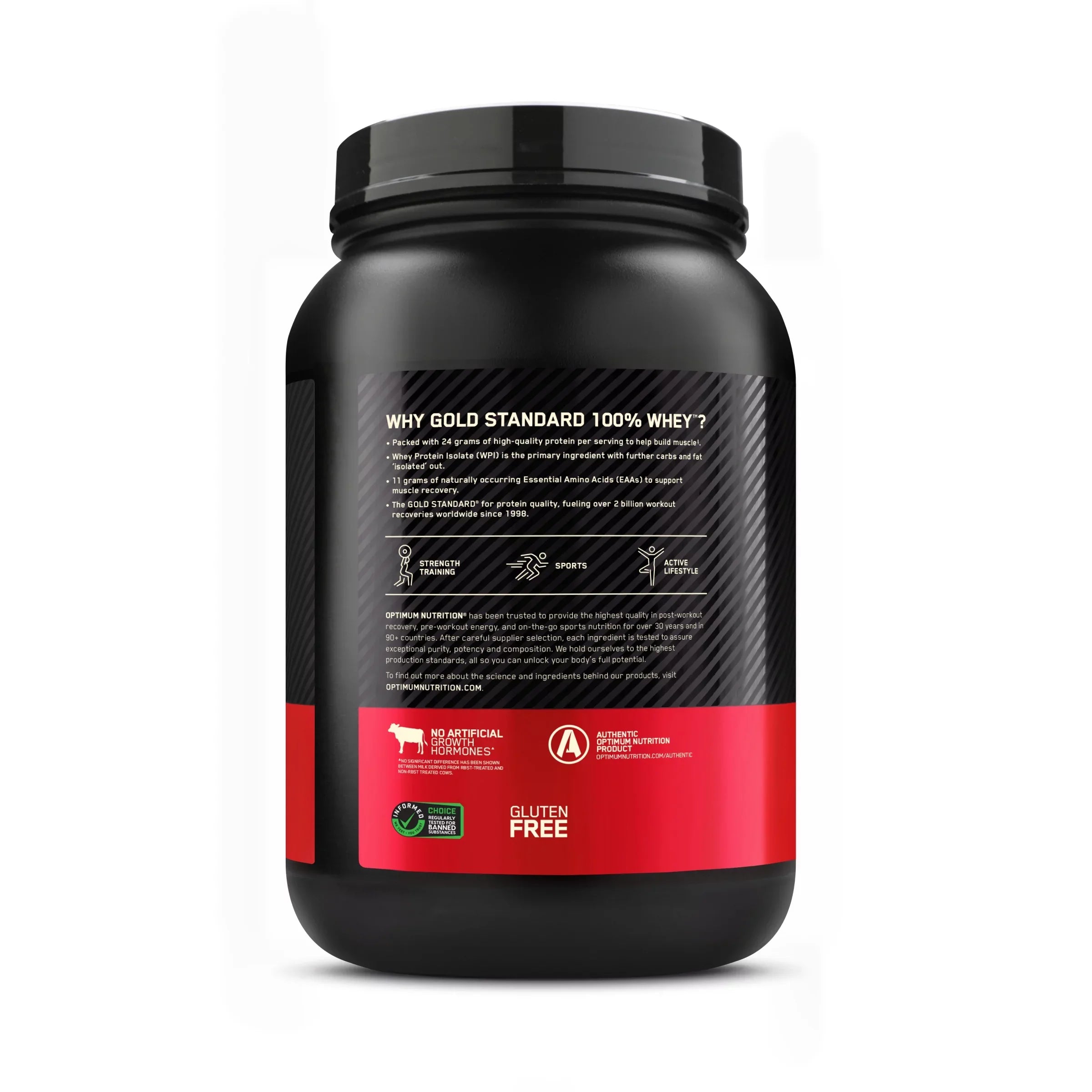 Optimum Nutrition, Gold Standard 100% Whey Protein Powder, 24 g Protein, Chocolate Malt, 2 lb, 29 Servings
