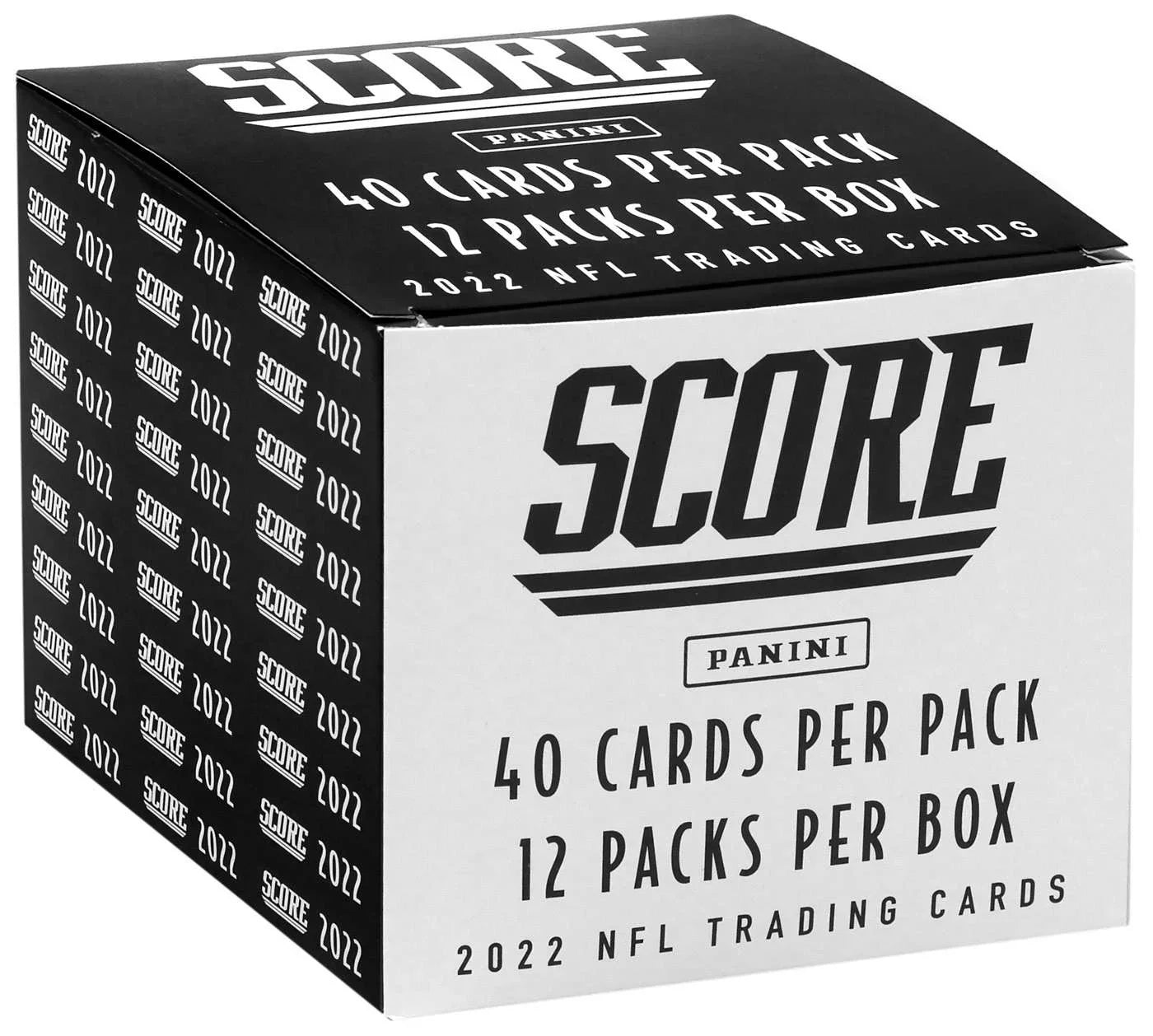 Panini 2022 Score Football Trading Card Value Box (12 Packs)