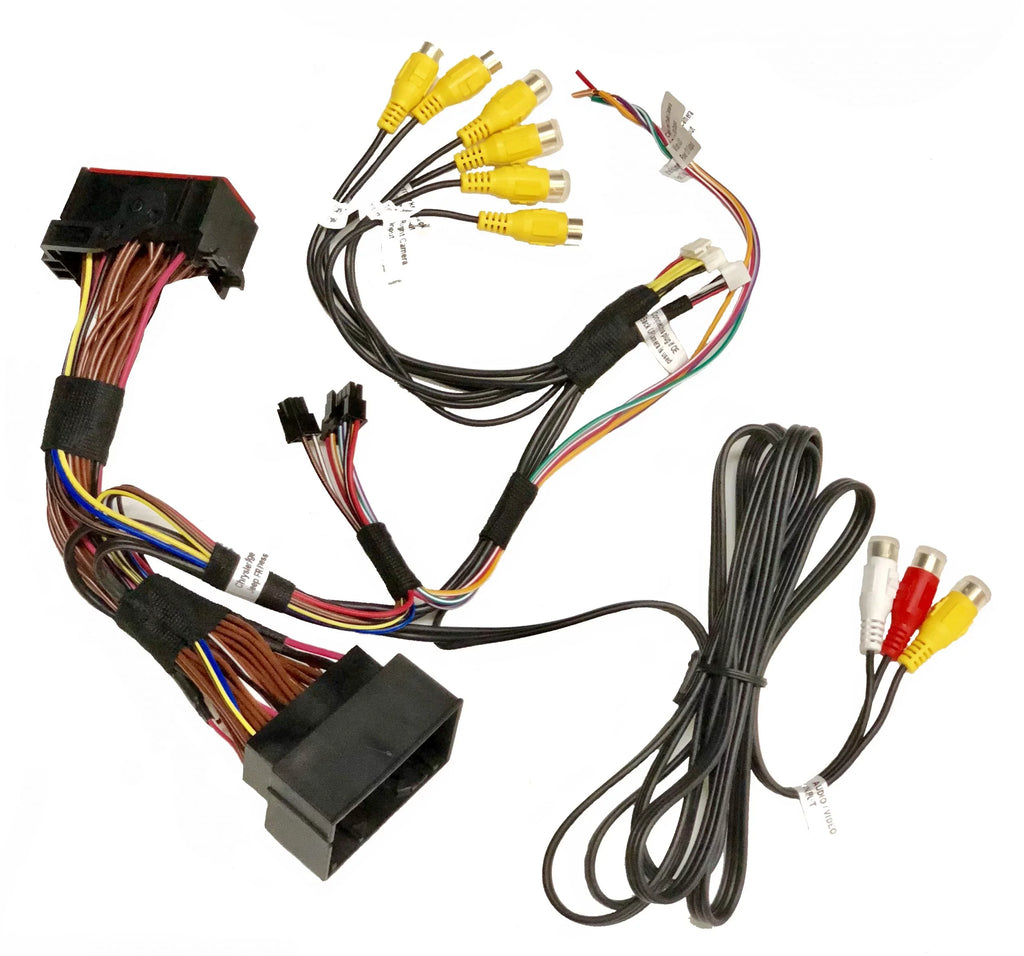 Crux - Multi View Integration Interface with A/V Input and Side Mirror Mounted Cameras For Toyota Highlander