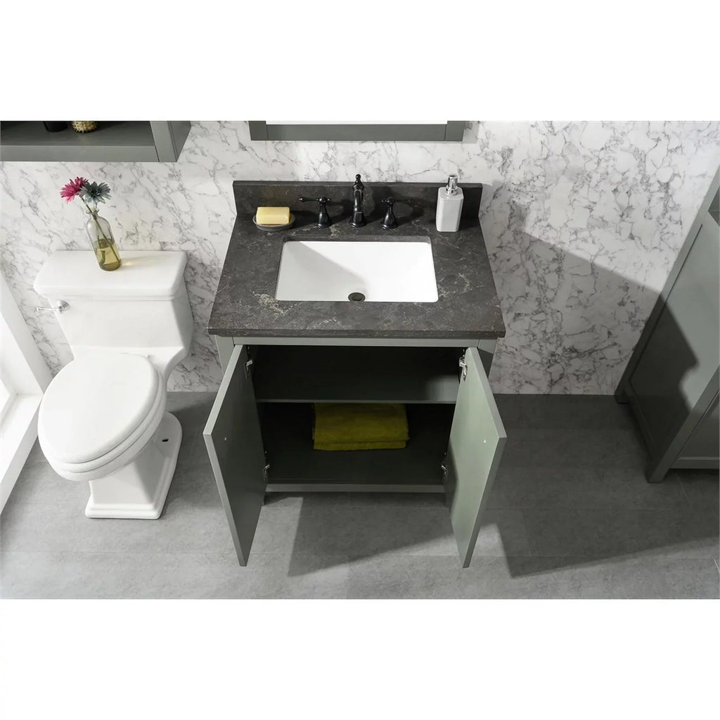 Legion Furniture 30" Contemporary /Veneer Wood Sink Vanity Cabinet - Green
