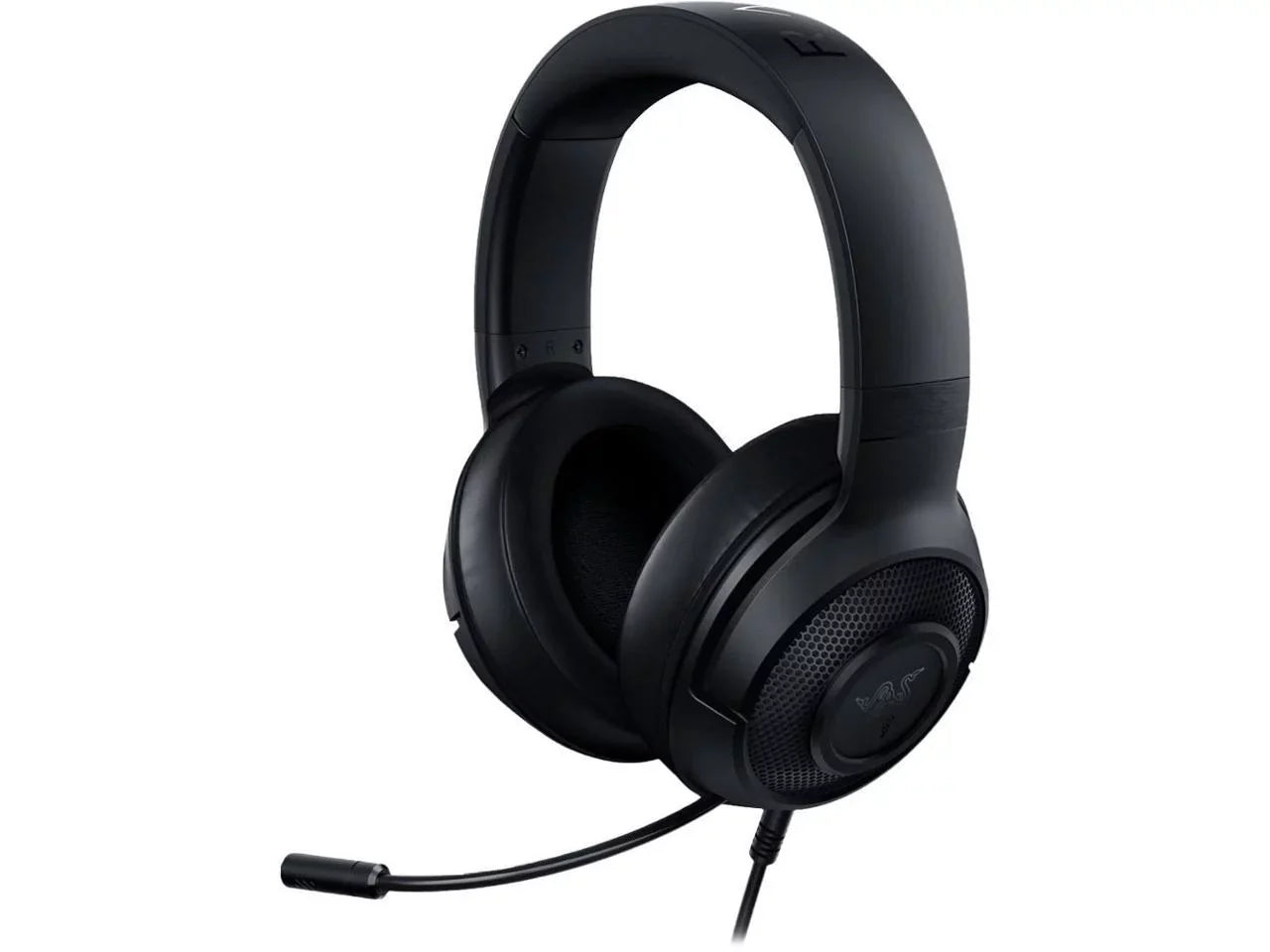Razer Kraken X Lite Ultralight Gaming Headset: 7.1 Surround Sound Capable Lightweight Frame Bendable Cardioid Microphone for , Xbox, PS4, Nintendo Switch - Classic Black