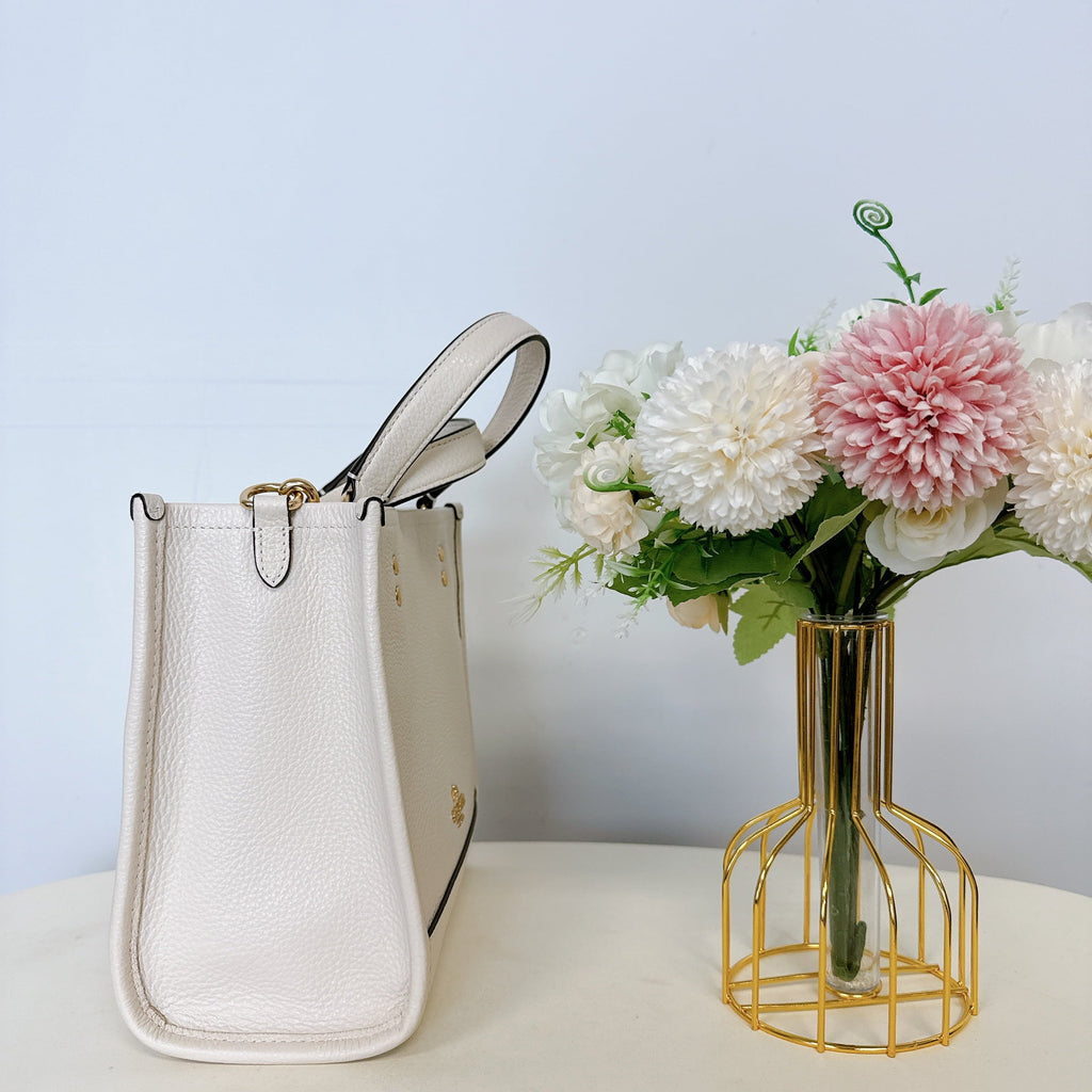 Coach CO971 Dempsey Tote 22  Chalk