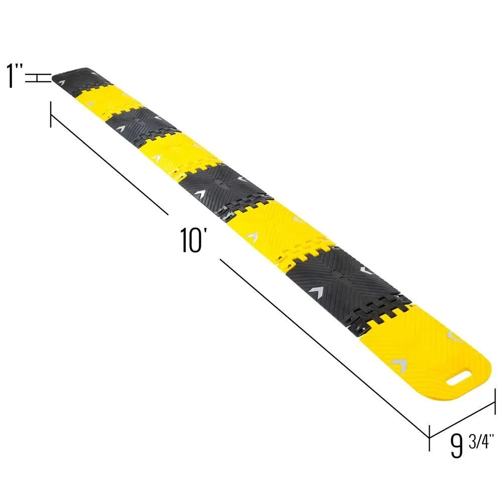 Guardian 11---1 Folding Portable Speed Bump - 10' Long x 9-3/4in Wide