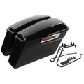 Hard Saddlebags Saddle Bags w/ Conversion Brackets For Harley-Davidson