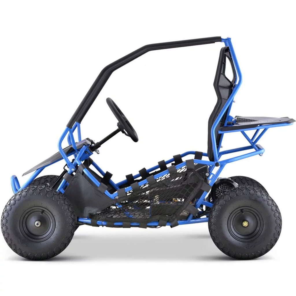 MotoTec Maverick Electric Go Kart 36v 1000w Blue
