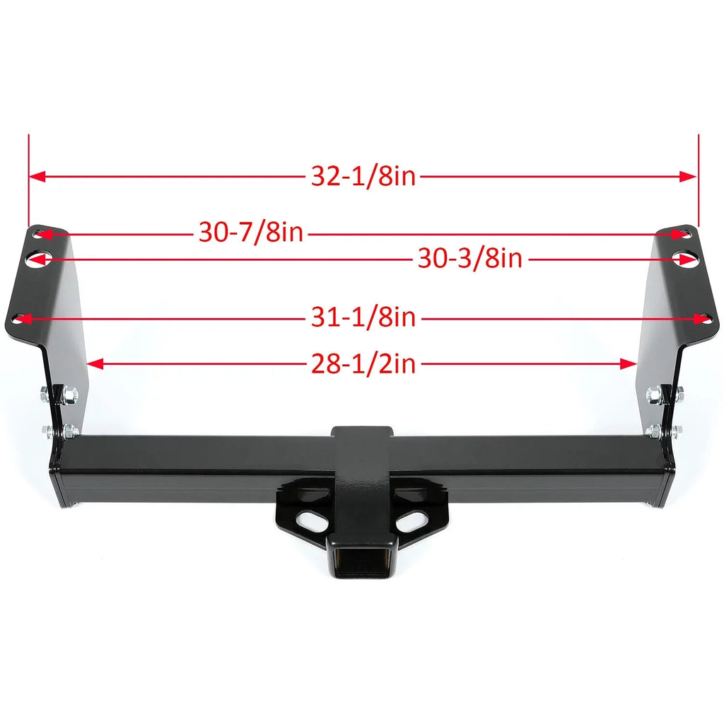 Kojem Tow Trailer Hitch Receiver 2" Class 3 for 1983 - 2012 Ford Ranger 1994-2010 Mazda B2300 B3000 B4000 Pickup
