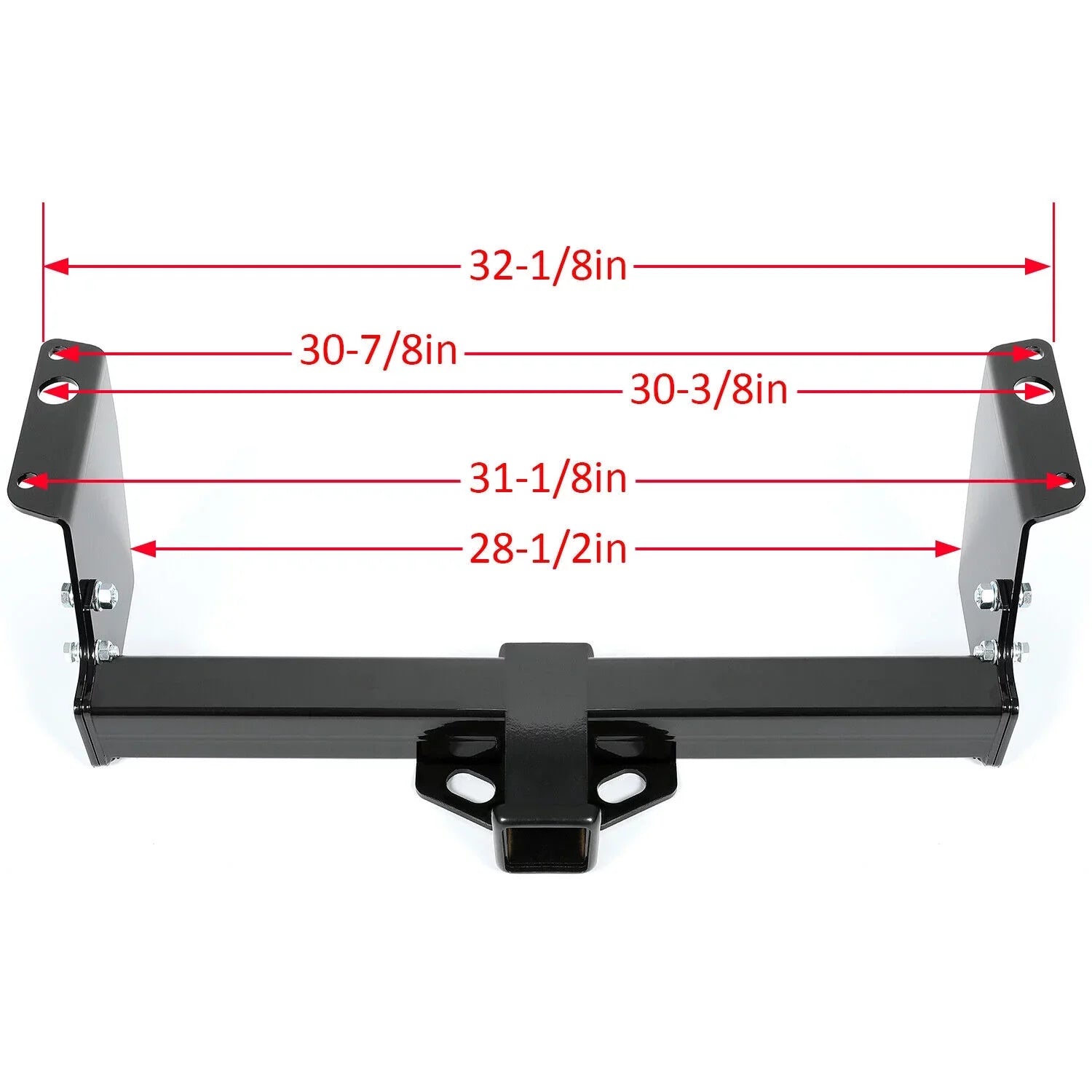 Kojem Tow Trailer Hitch Receiver 2" Class 3 for 1983 - 2012 Ford Ranger 1994-2010 Mazda B2300 B3000 B4000 Pickup