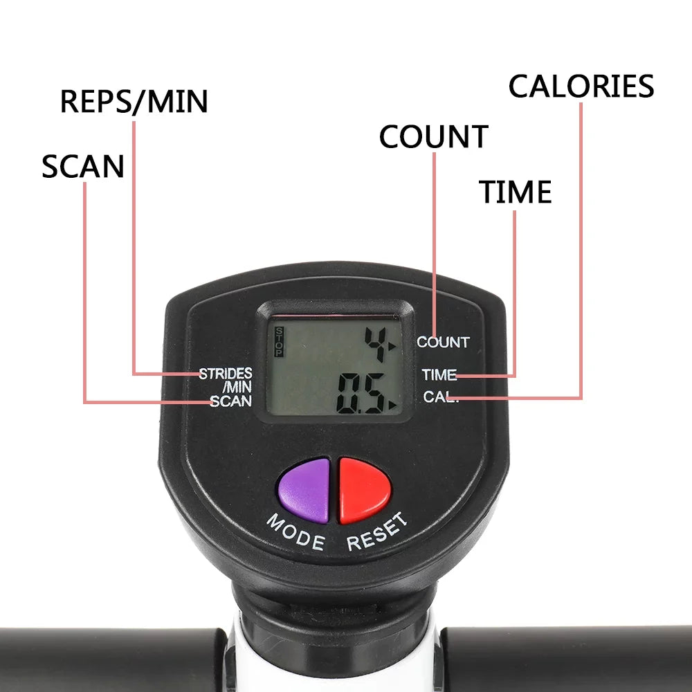 SalonMore Twist Stepper Exercise Equipment, with Handlebar and  Monitor, for Losing Weight