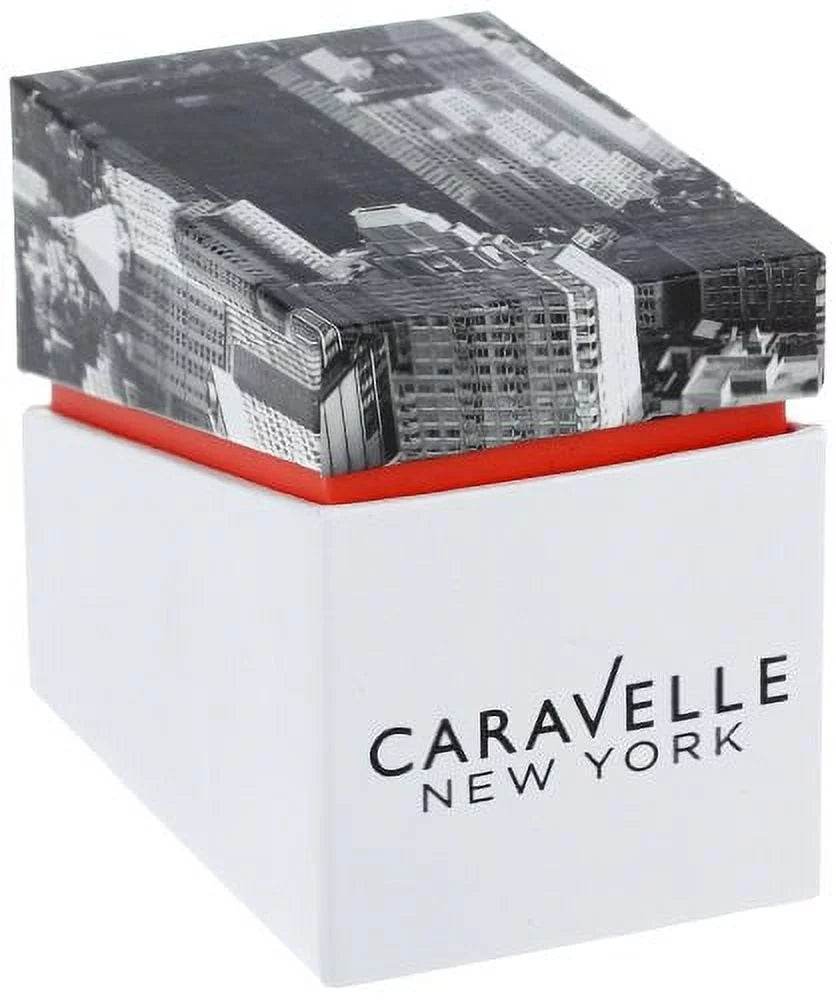 Caravelle Ny Women's Rose-Tone Steel Brown Dial Movement: Quartz