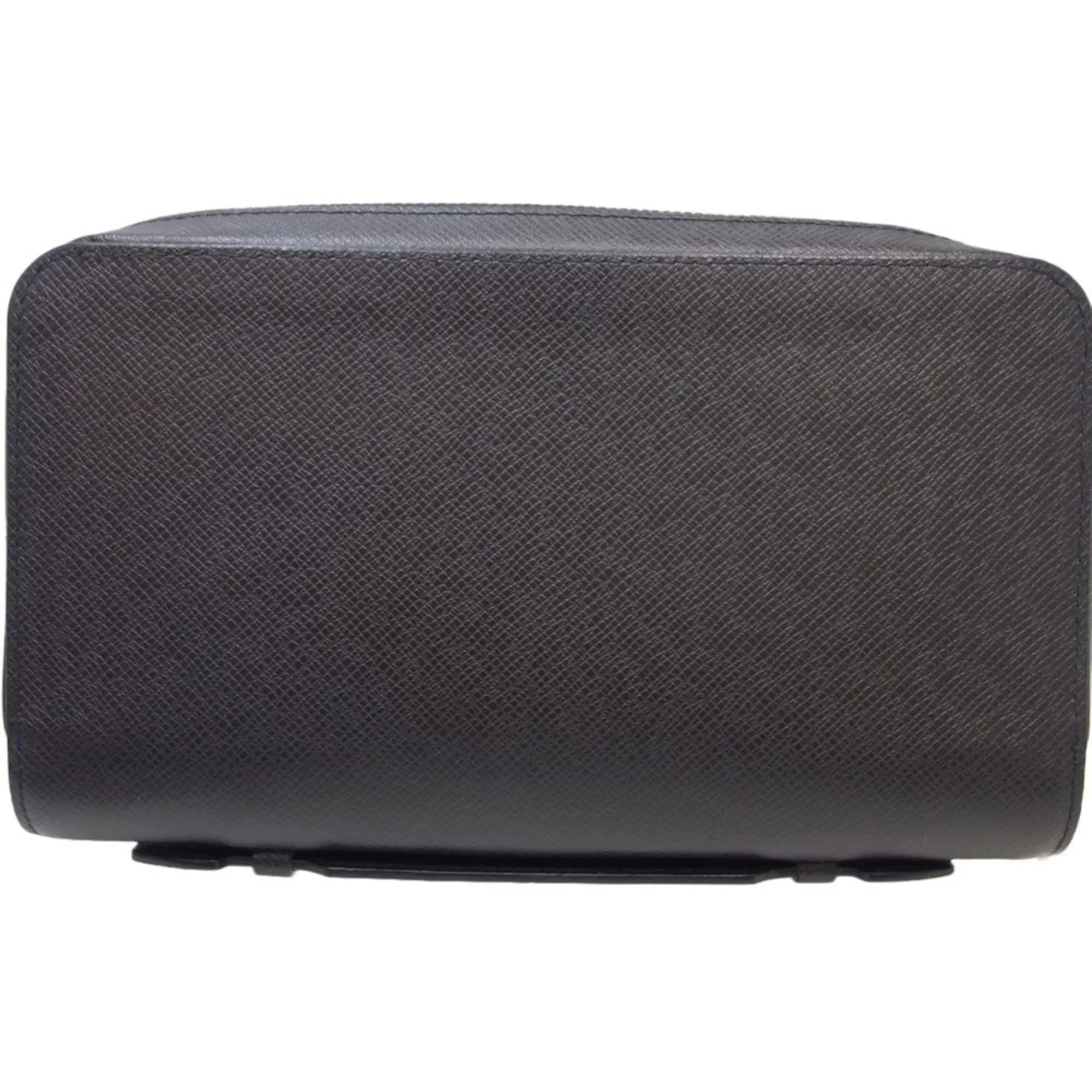 Pre-Owned Louis Vuitton Taiga   Zippy  M42097 Long Wallet Ardoise 083562 (Good)