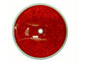 Cortina 13-099-32 3-3/8" Dia. Reflector - Center Hole Mount - Red (360 Pack)