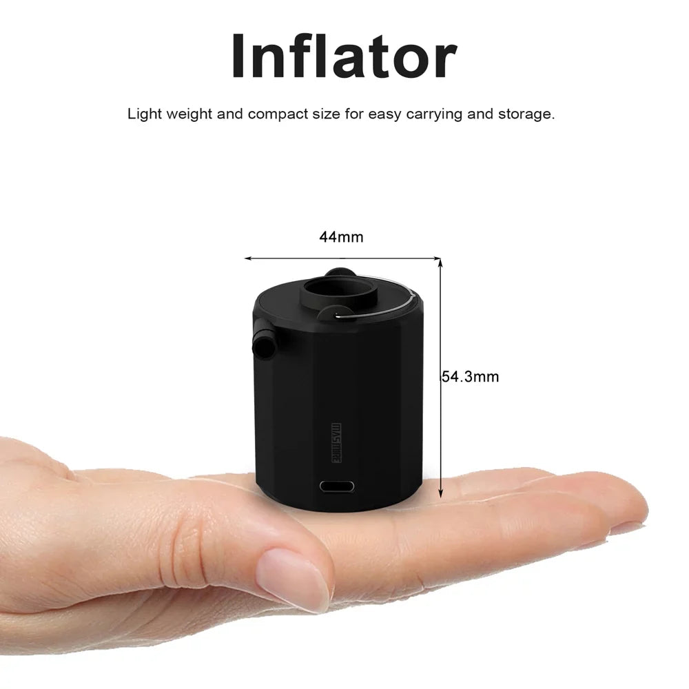 Multifunctional Portable Cordless Electric Inflator Inflatable and Vacuum Pump Camping Light Mattress Inflator Vacuum Pump Tent Lamp