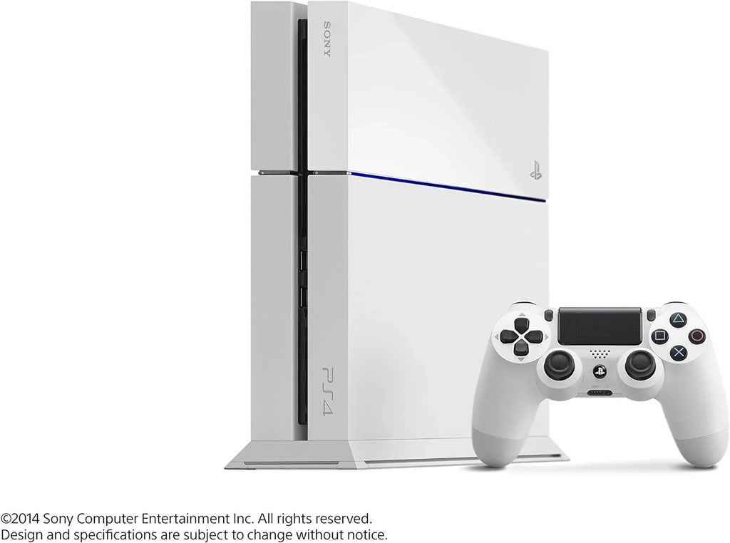 Sony PlayStation 4 500GB Only White Gaming Console with Gaming Head Set   Bundle Used