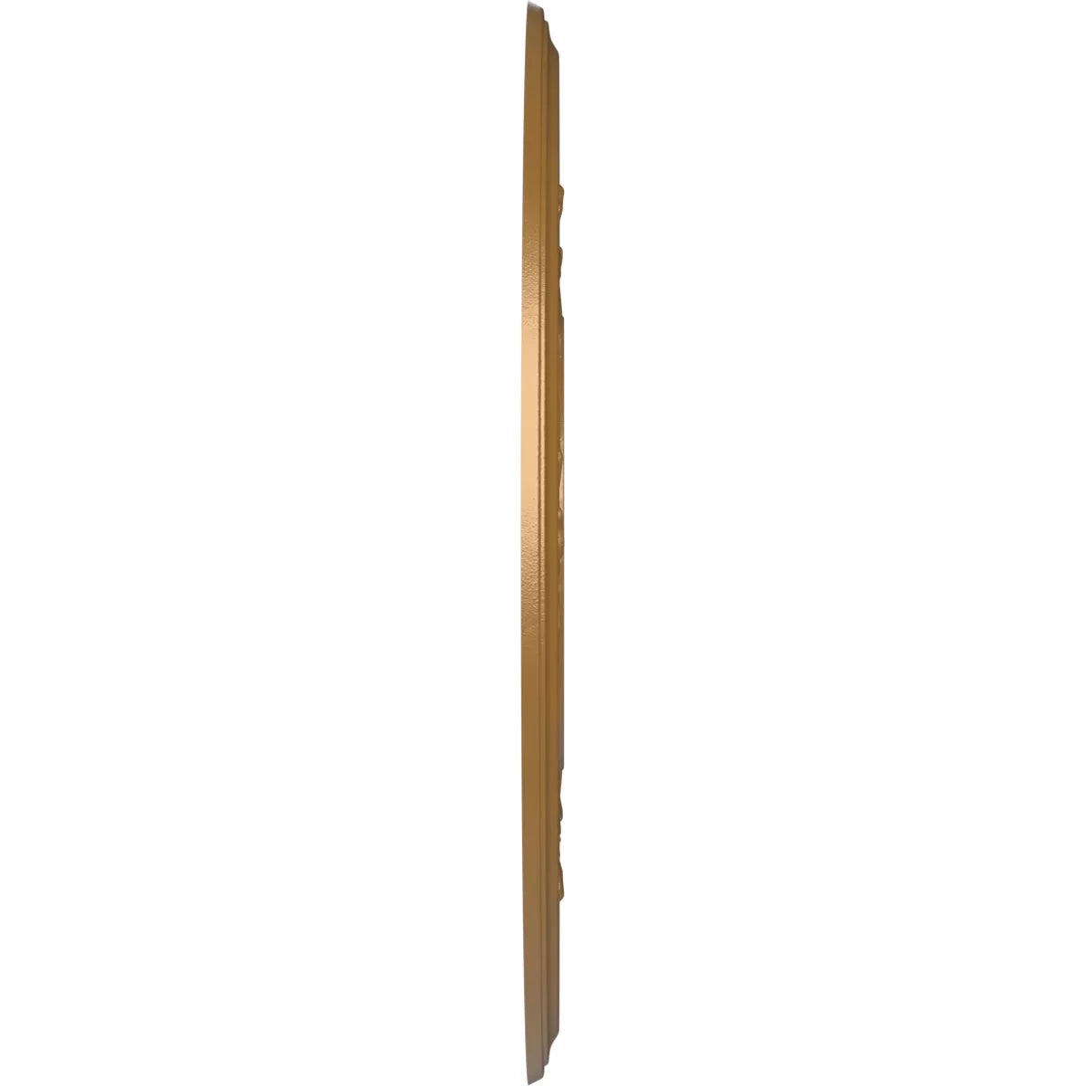 Ekena Millwork 22" x 3 1/2" x 1"P Baltimore Thermoformed  Ceiling Medallion (Fits Canopies up to 7 3/4"), Metallic Gold Rush