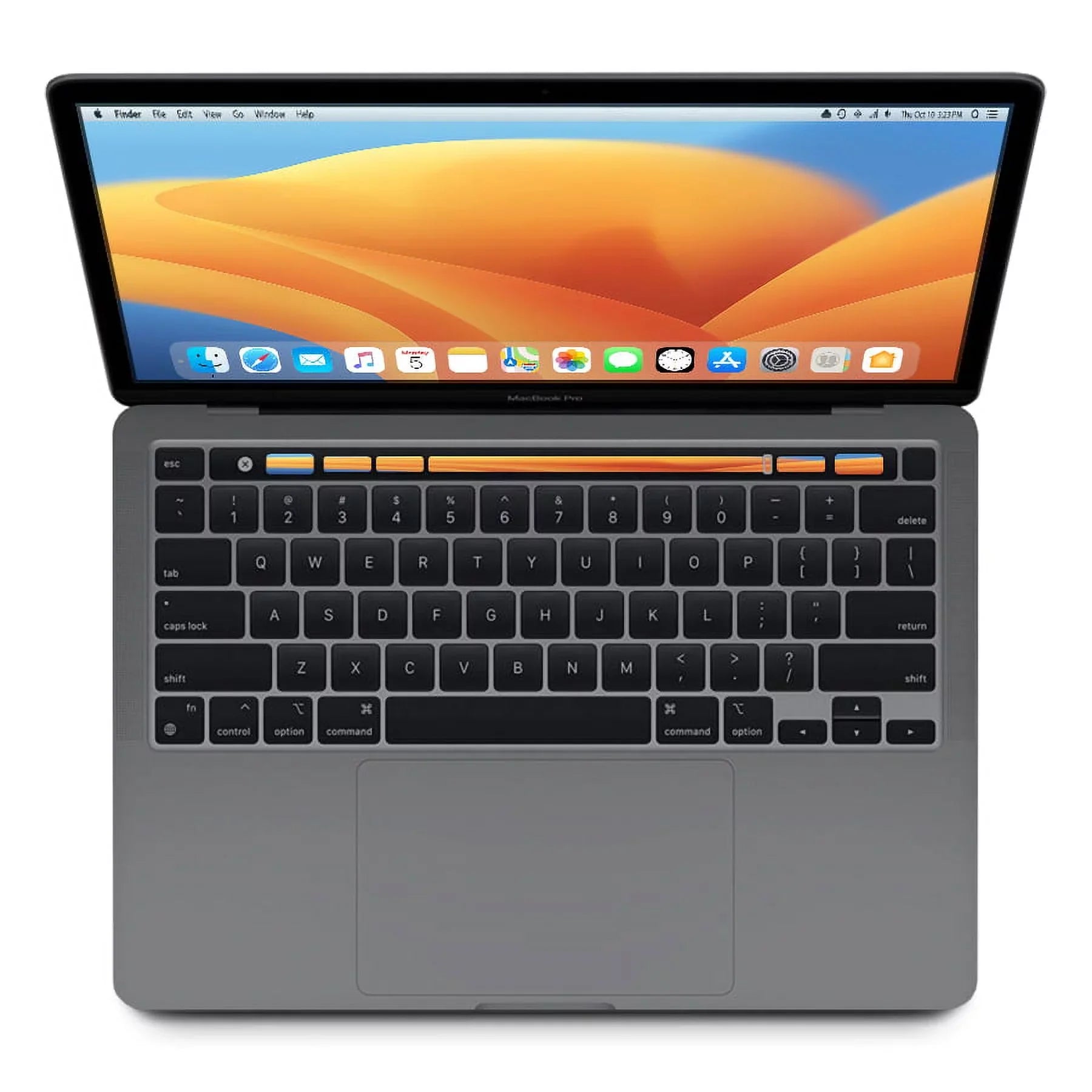 Pre-Owned Apple Macbook Pro 13.3-inch (Retina, Space Gray, Touch Bar) 2.7Ghz Quad Core i7 (Mid 2018) MR9Q2LL/A 256GB  8GB Memory 2560x1600 Display Mac  Sierra Power Adapter Included (Good)