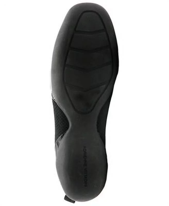 Womens Black Stretch Gore Padded Ganesa Round Toe Flats Shoes 7 M