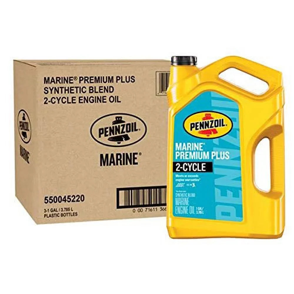 Pennzoil  550045220; Oil,  Tcw3 Synthetic 2-Cycle Outboard (Pack Of 3)