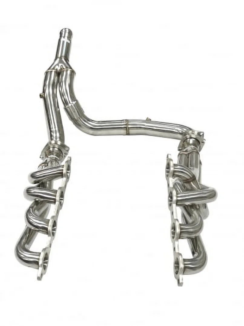 Catted Header Fits For 2014+  Chevy Silverado/  Sierra 1500 5.3L/6.2L