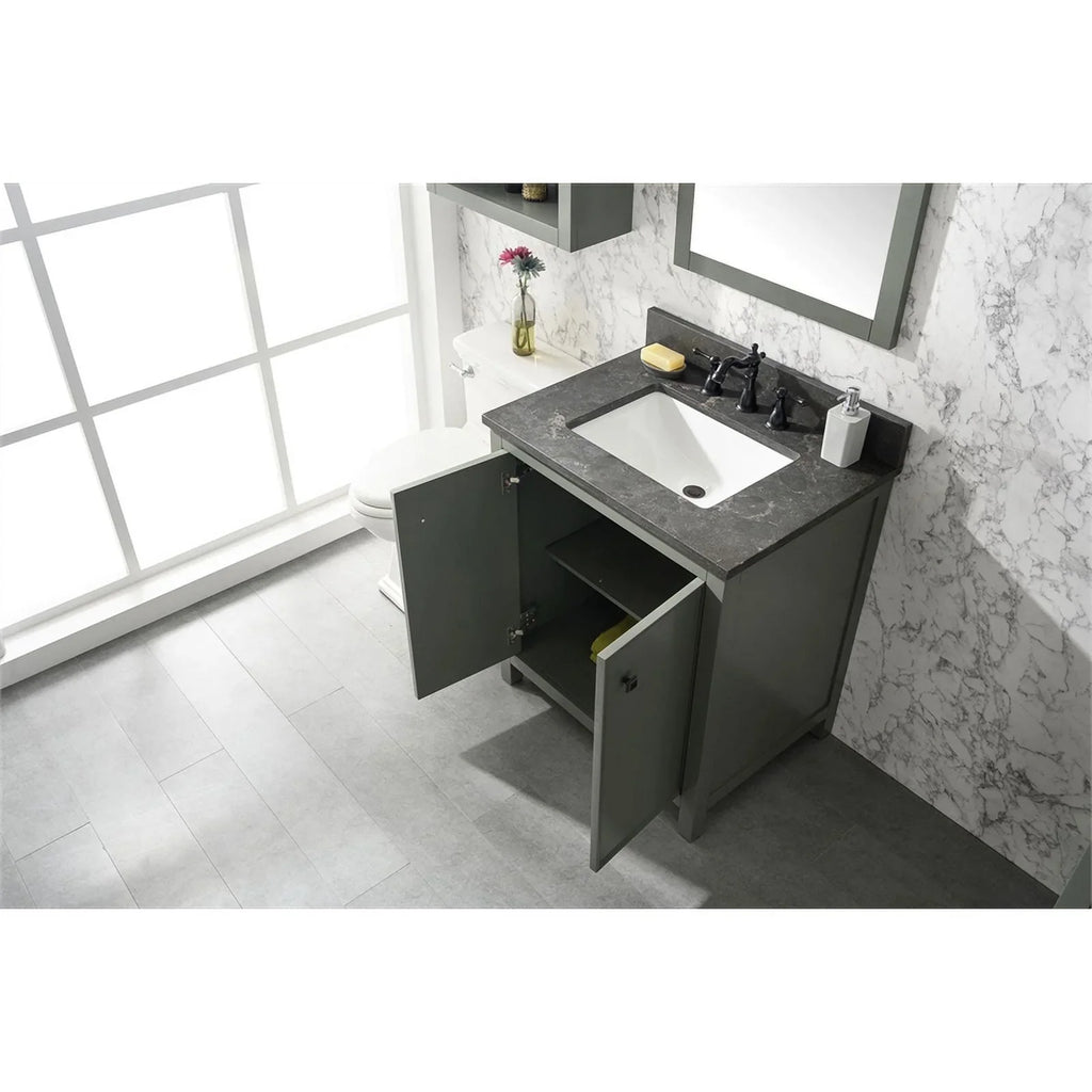 Legion Furniture 30" Contemporary /Veneer Wood Sink Vanity Cabinet - Green