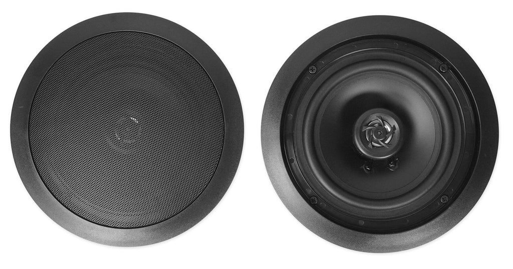 6000w 6-Zone, Home Theater Bluetooth Receiver+12) Black 6.5" Ceiling Speakers+
