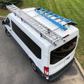 Vantech  Heavy Duty 3 Bar Commercial / Recreational Ladder Roof Rack Fits: Transit Medium Roof Cargo Van 2015-on