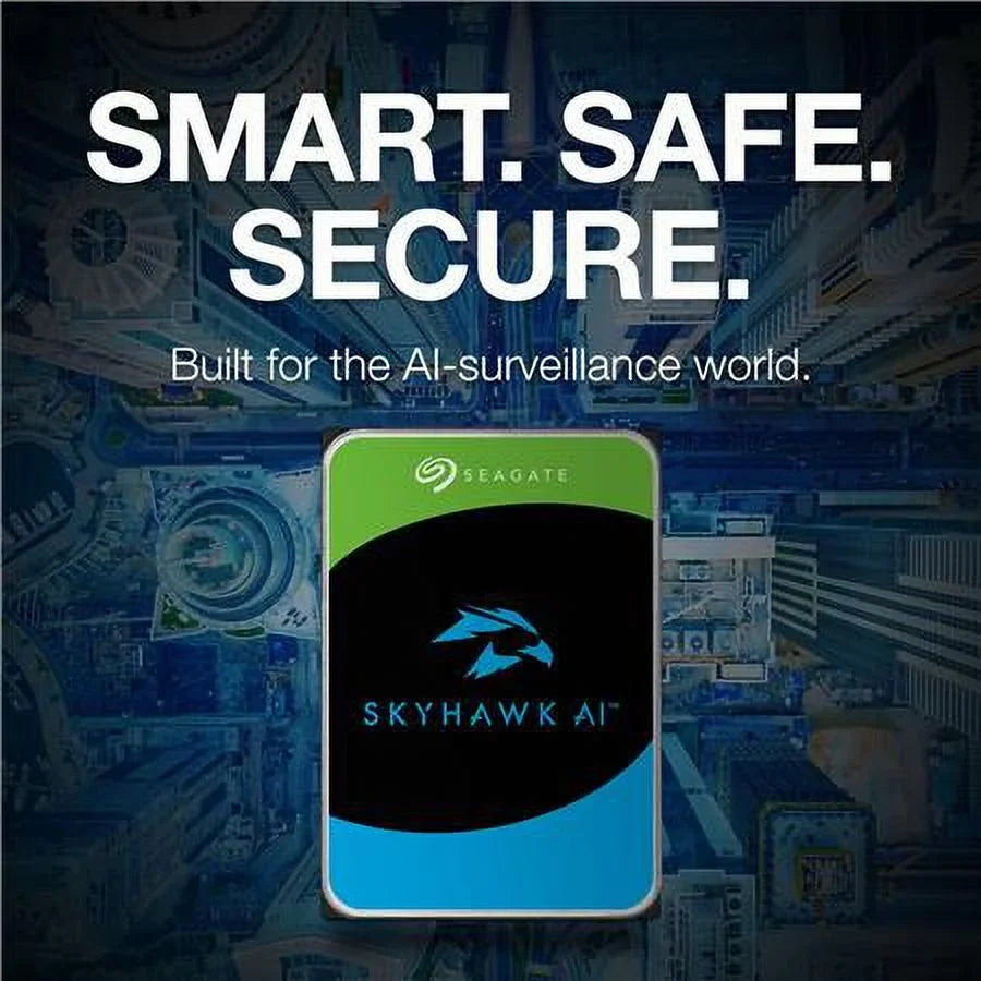 Seagate SkyHawk  ST12000VE003 - Hard drive - 12  - internal - 3.5" -  6Gb/s - buffer: 512  - with 3 years Seagate Rescue Data Recovery