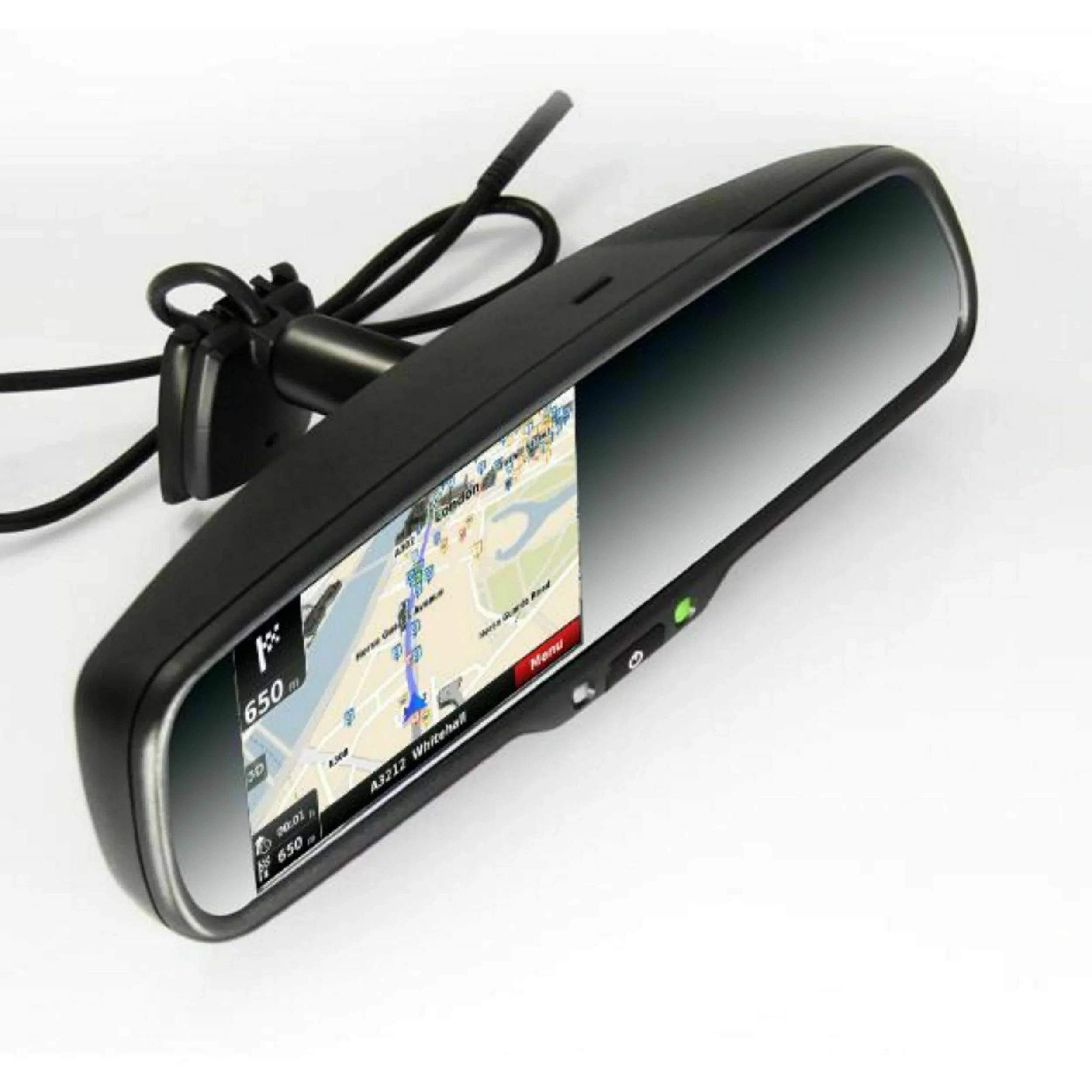 Rydeen MV436S Universal Mount Car Video 4.3 -Inch   Rear View Mirror Monitor