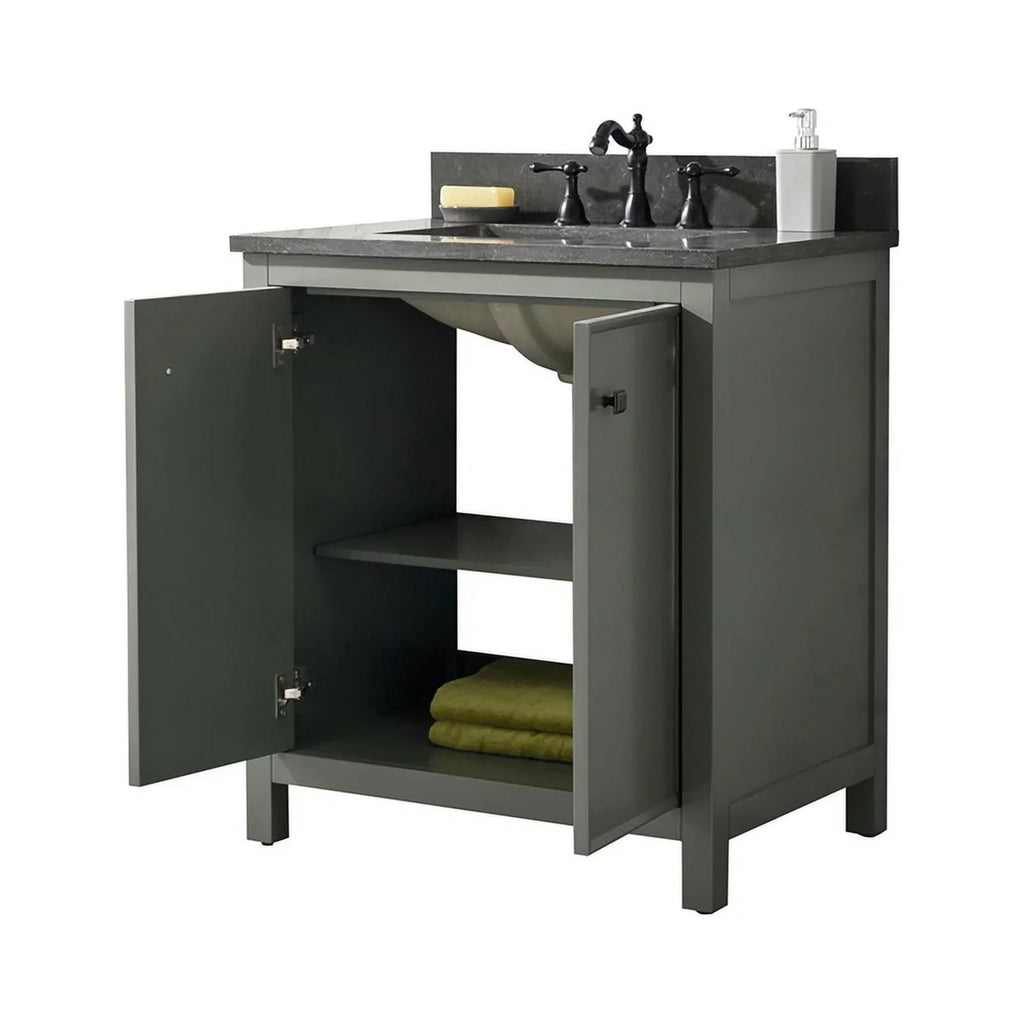 Legion Furniture 30" Contemporary /Veneer Wood Sink Vanity Cabinet - Green