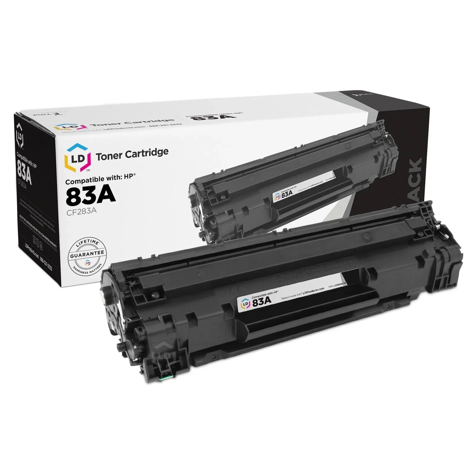 © Compatible Replacement for Hewlett Packard CF283A /  83A / 83 A Black Laser Toner Cartridge for  LaserJet Pro M201dw, M201n,  M152a, M125nw, M125rnw, M127fw, M225dn, & M127fn