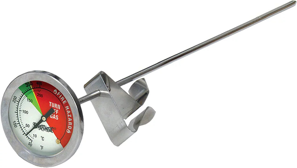 Bayou Classic B135 Sportsman's Choice Aluminum Fish Cooker Perfect To Fry Fish Shrimp Chicken Hushpuppies and Fries Includes 10-qt Aluminum Fry Pot and Basket 21-in Tall Cooker 5-in Fry Thermometer