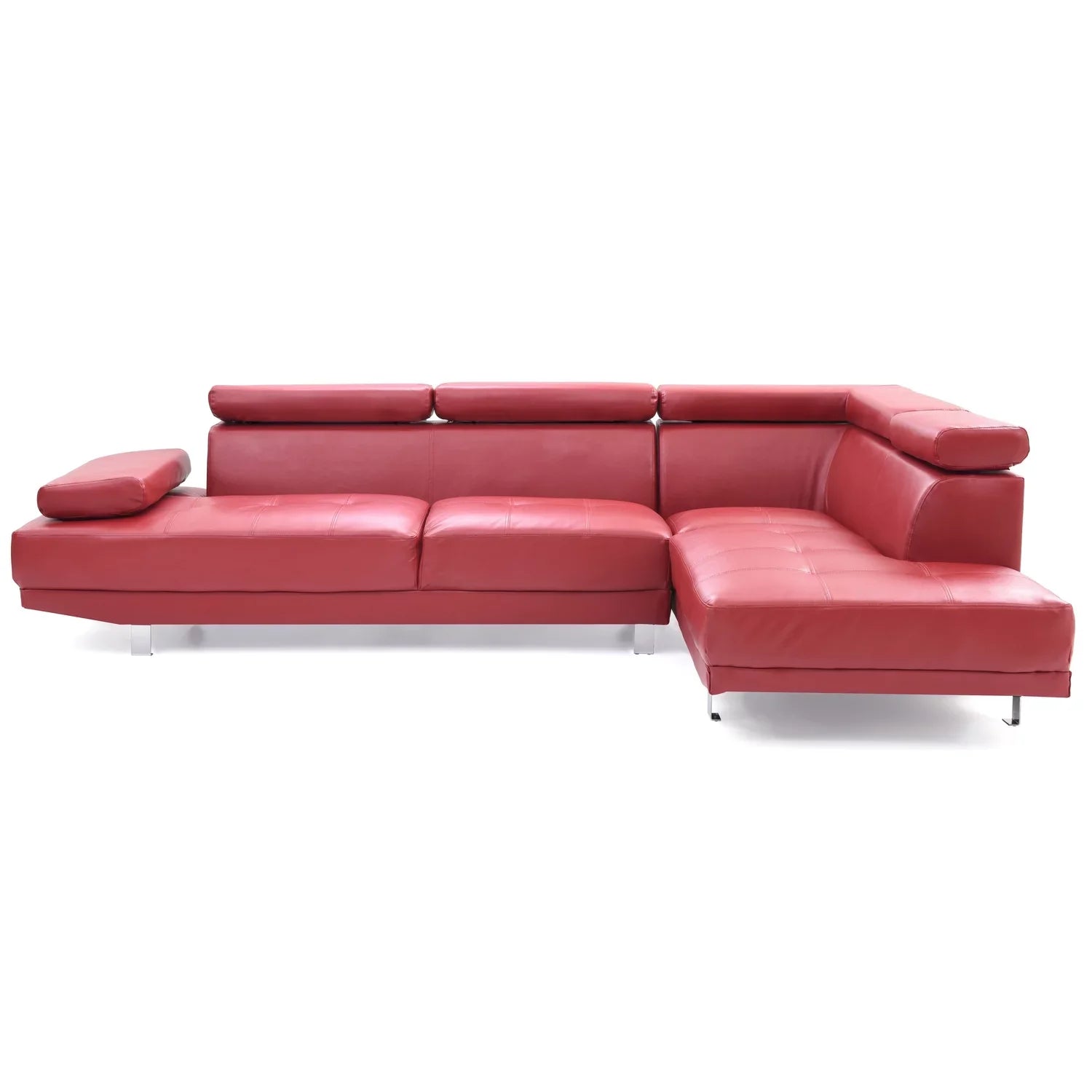 Homestock Antique Ambiance G456- Sectional ( 2 Boxes) , Red