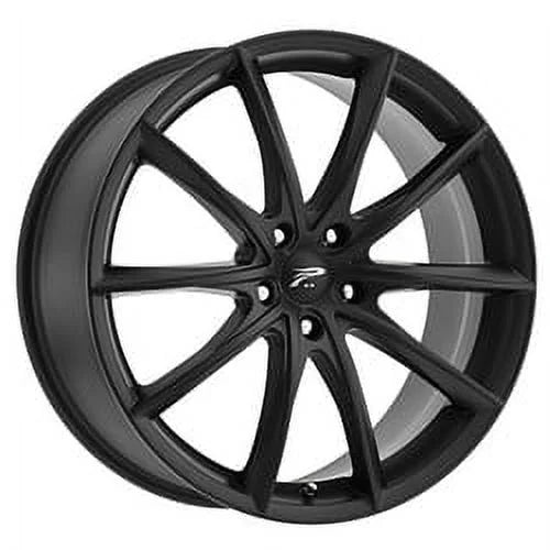 Platinum 435SB Flux 17x8 5x114.3 +40et Satin Black With Satin Clear-Coat Wheel Fits select: 1996-2018  RAV4, 1997-2023  -V