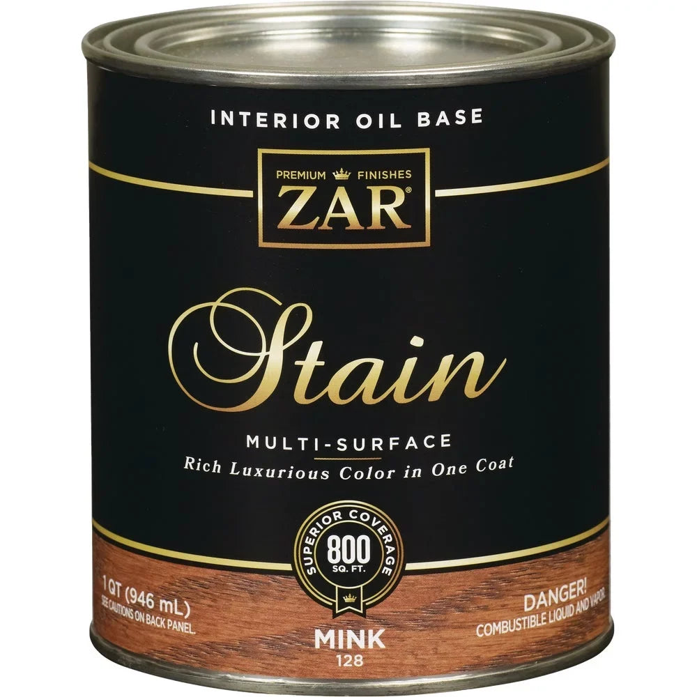 1PACK  Oil-Based Wood Stain, Mink, 1 Qt.