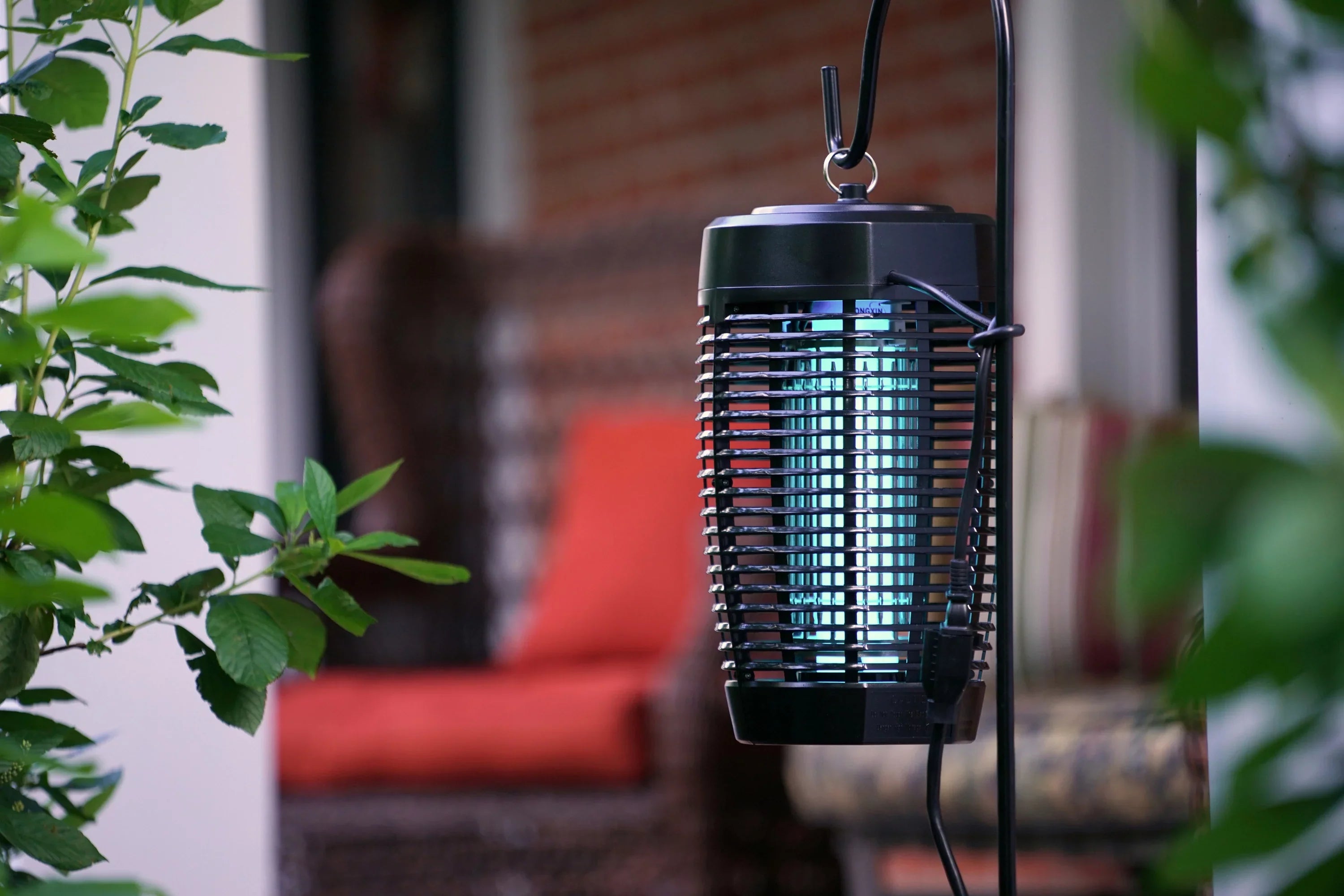 40W Outdoor 1 Acre Mosquito and Bug Zapper, Electronic Insect Killer, Black
