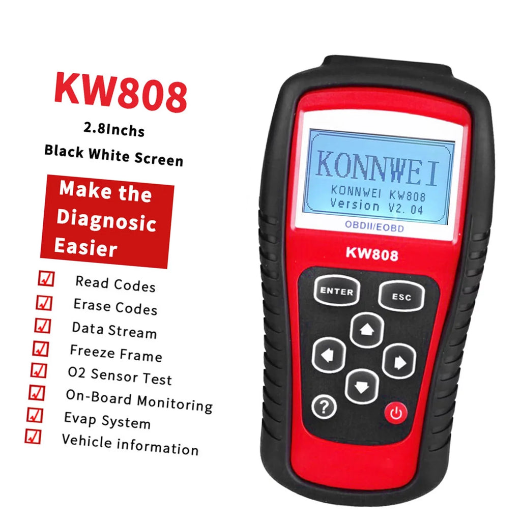 Mixfeer  /  Cars Code Reader and Auto Scanner Detection Decoder KW808