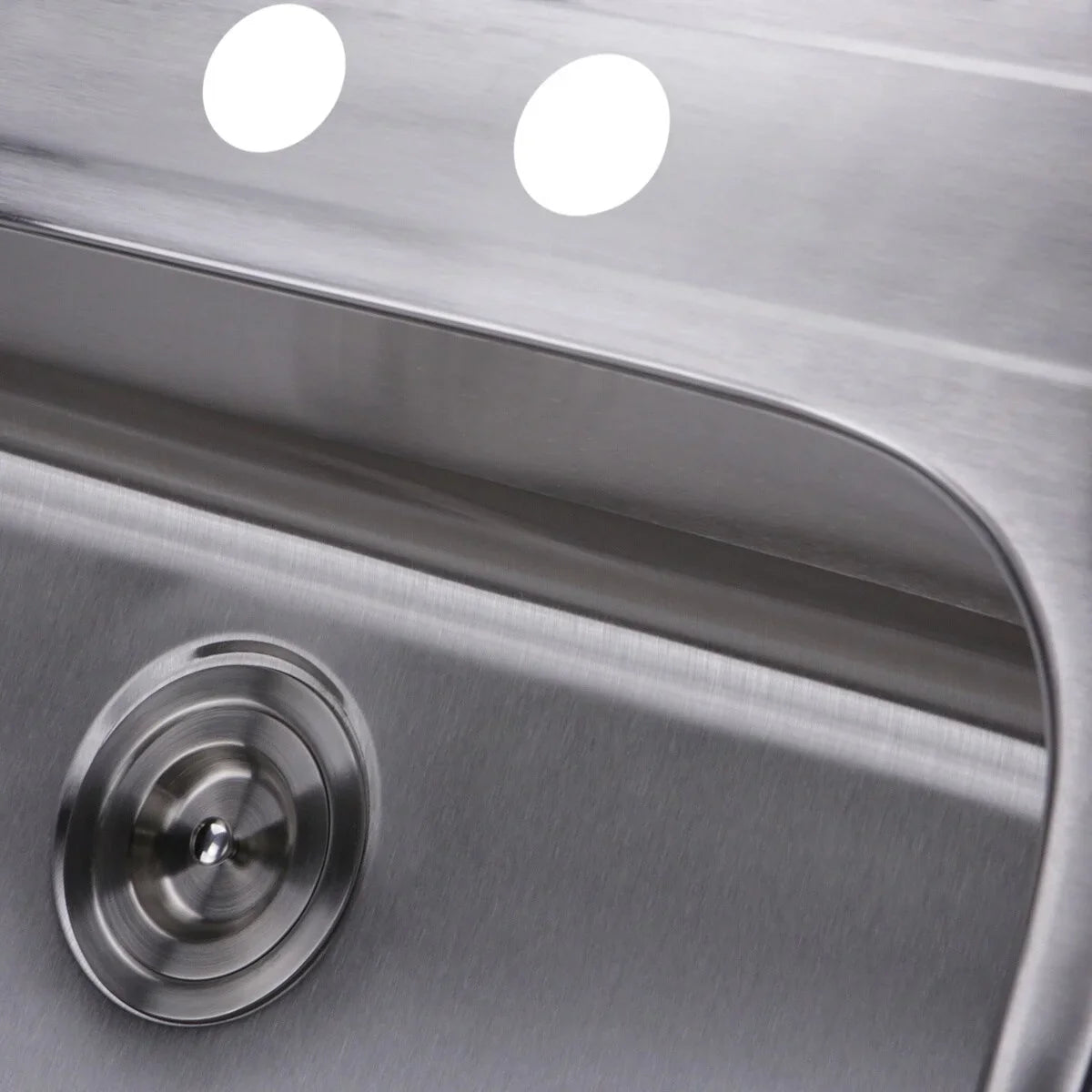 Stainless Steel 33-inch Drop-in Single Bowl Kitchen Sink