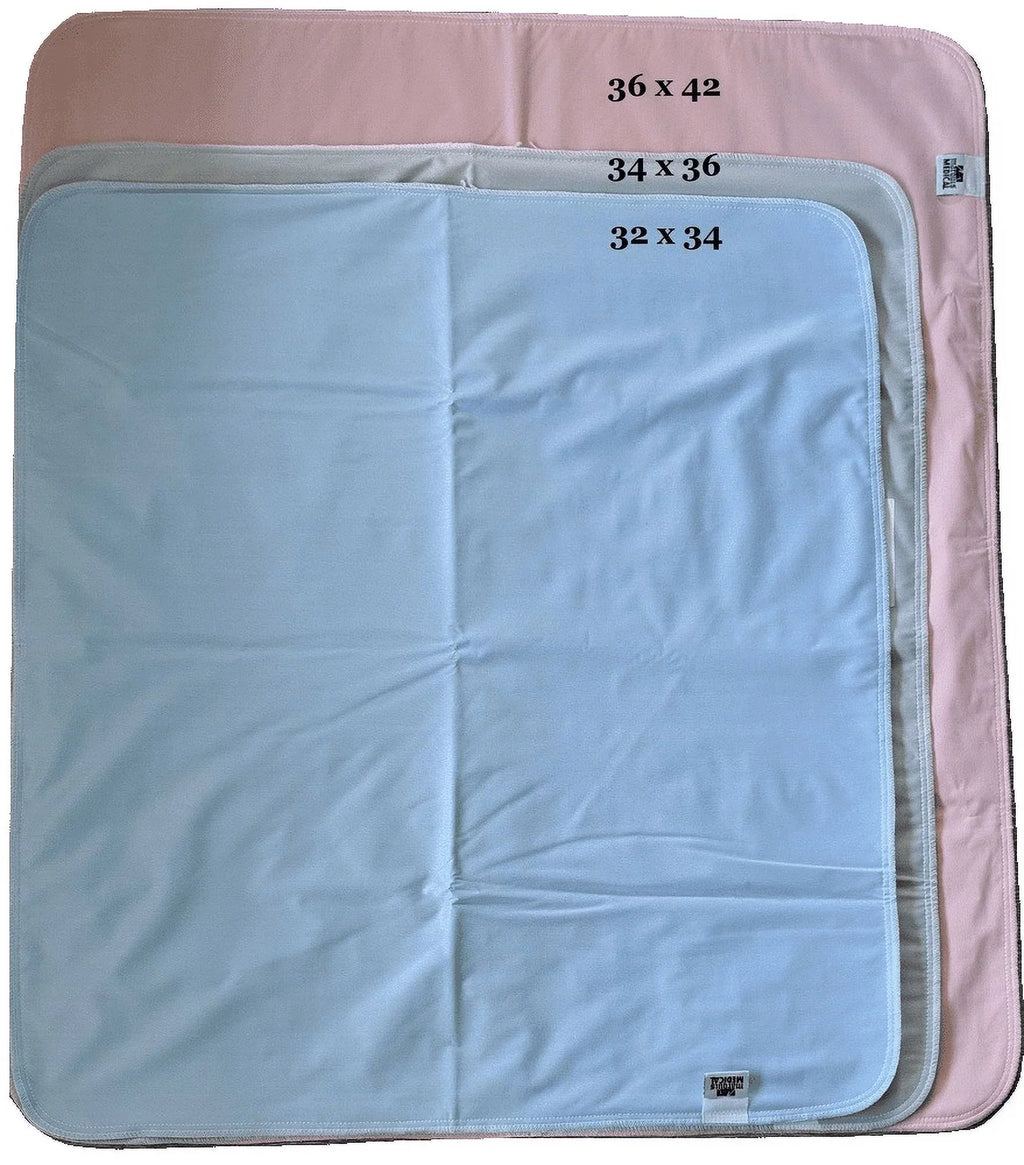 6 Pack Bed Pad Washable Incontinence Underpad - Absorbent Waterproof Urinary Protection for Seniors Children 36 x 42 Pink