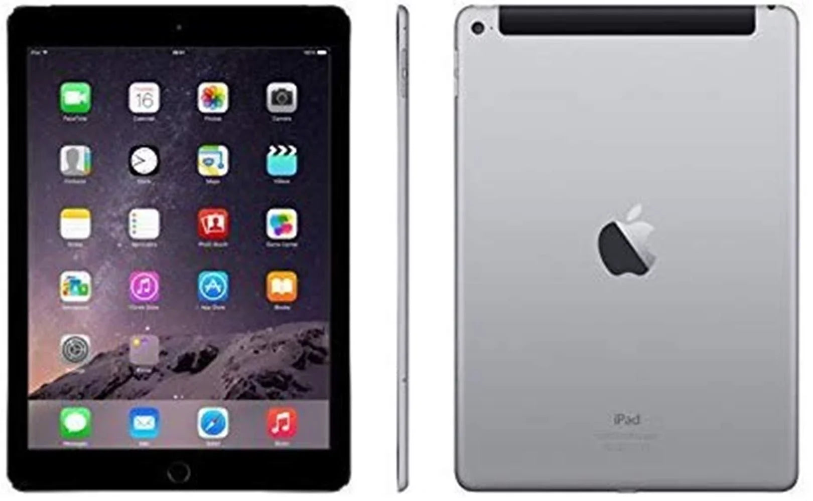 Restored Apple Ipad Air 2 - 9.7" Apple A8X Triple-Core 1.5 Ghz 2GB  64GB Storage Only Wifi - Space Gray (Refurbished)