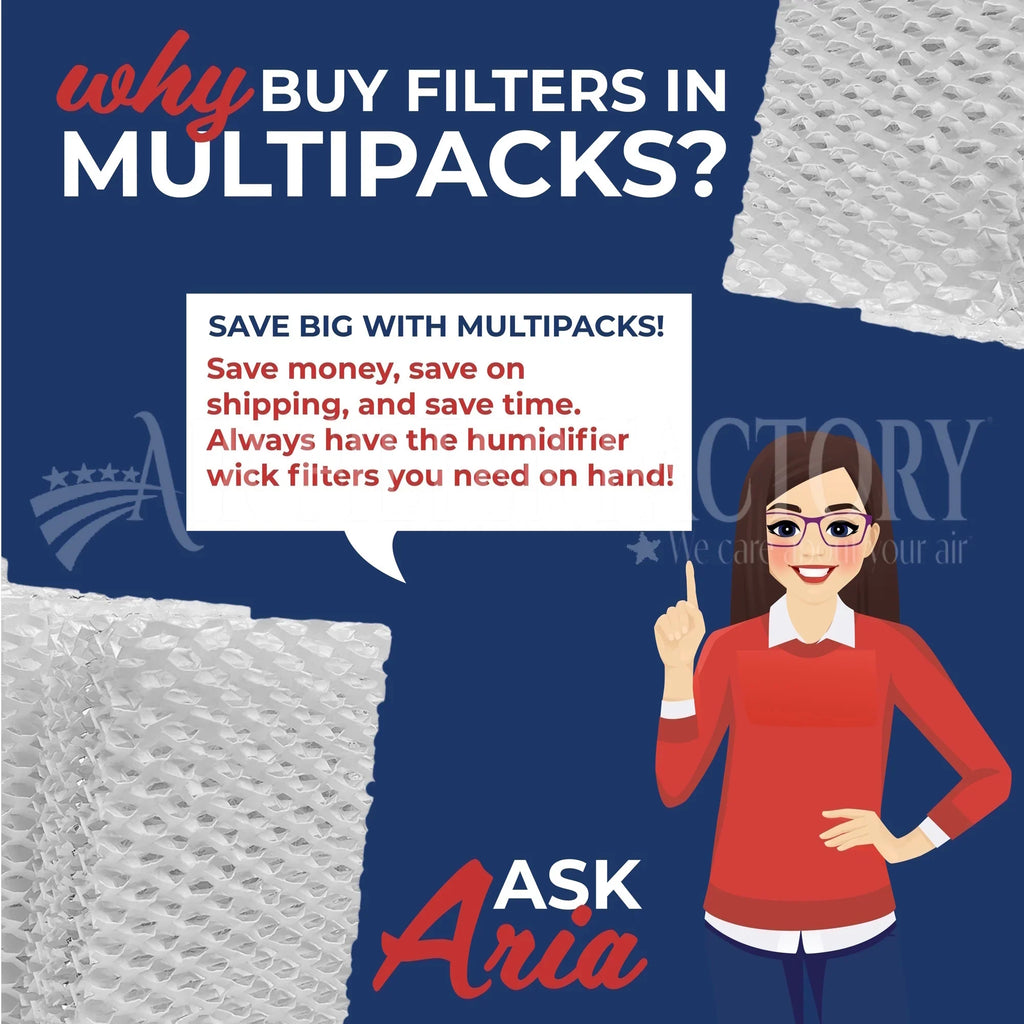 3-Pack Compatible for Bionaire BWF1500- Humidifier Filter by Air Filter Factory