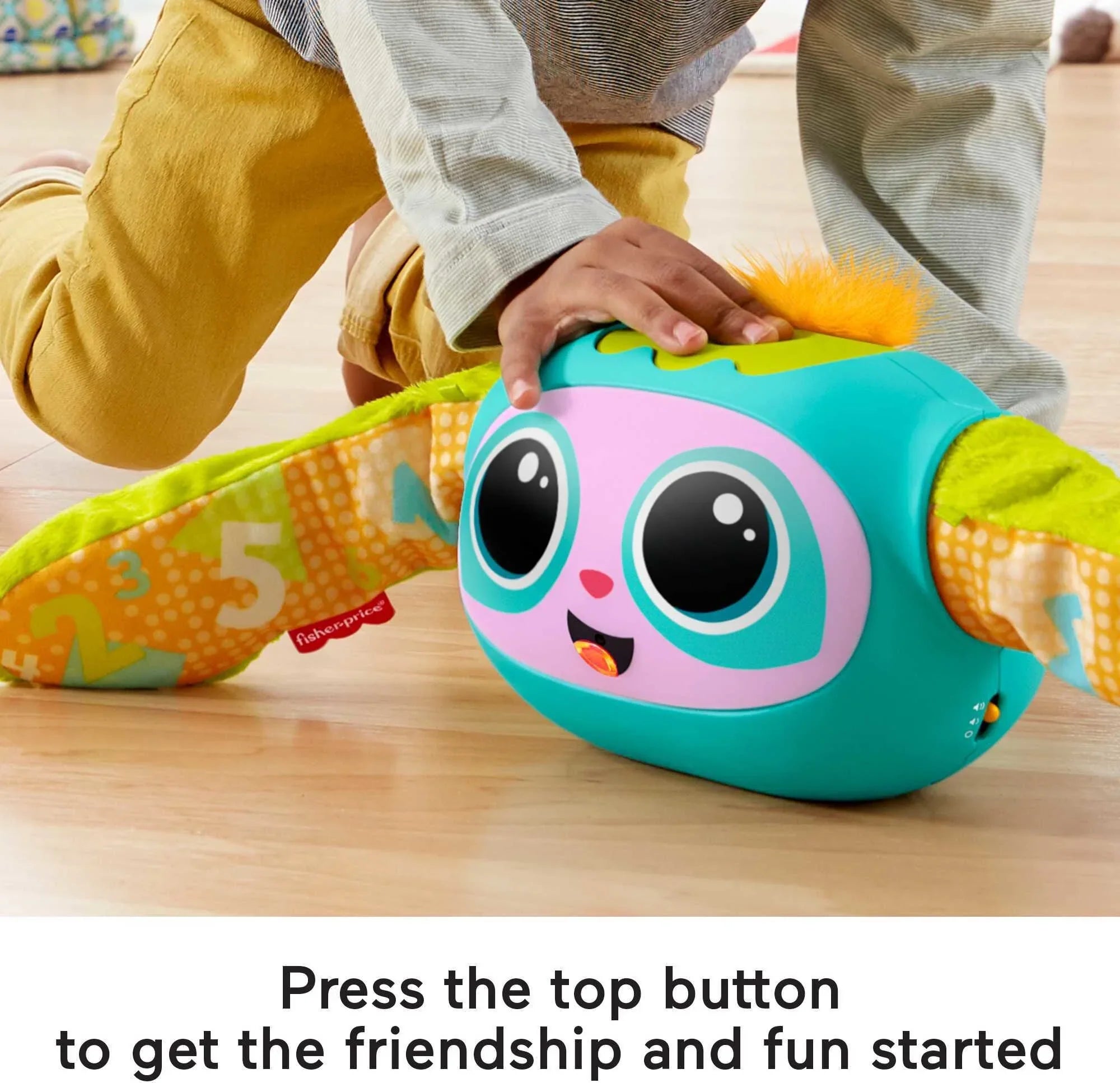 Fisher-Price Rollin’ Rovee Learning Toy with Music and Lights, Baby Toddler and Preschool Child Toy