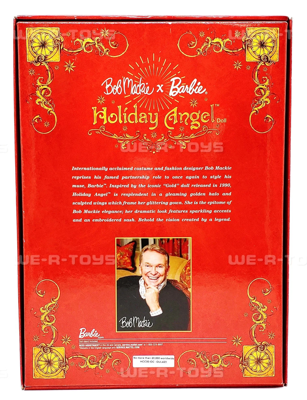 Barbie Bob Mackie Holiday Angel Doll Mattel 2022 #HCC00