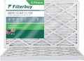 Filterbuy 14x24x1  13 Pleated   Furnace Air Filters (3-Pack)