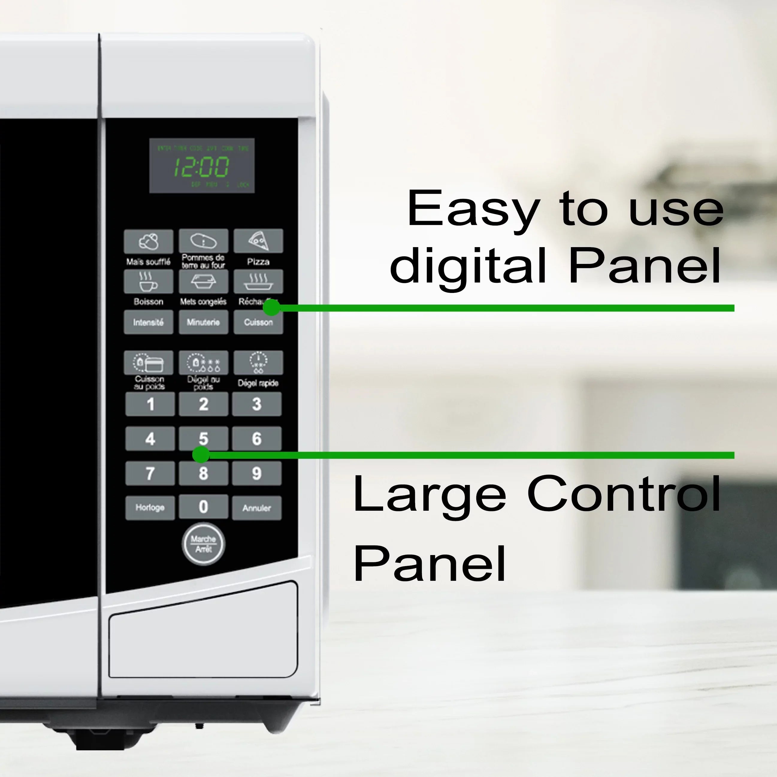New 0.7 Cu. ft. Countertop Microwave - White