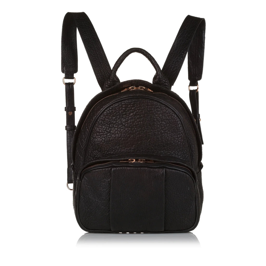 Pre-Owned Authenticated Alexander Wang Dumbo Backpack Calf Leather Black Unisex (Good)