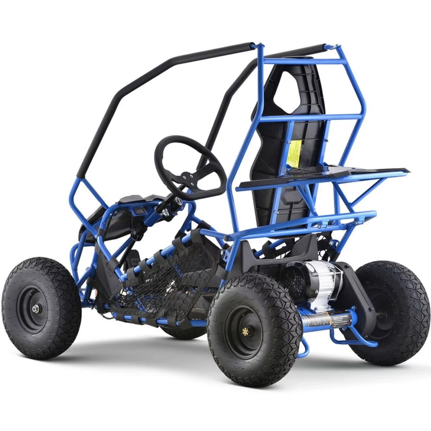 MotoTec Maverick Electric Go Kart 36v 1000w Blue