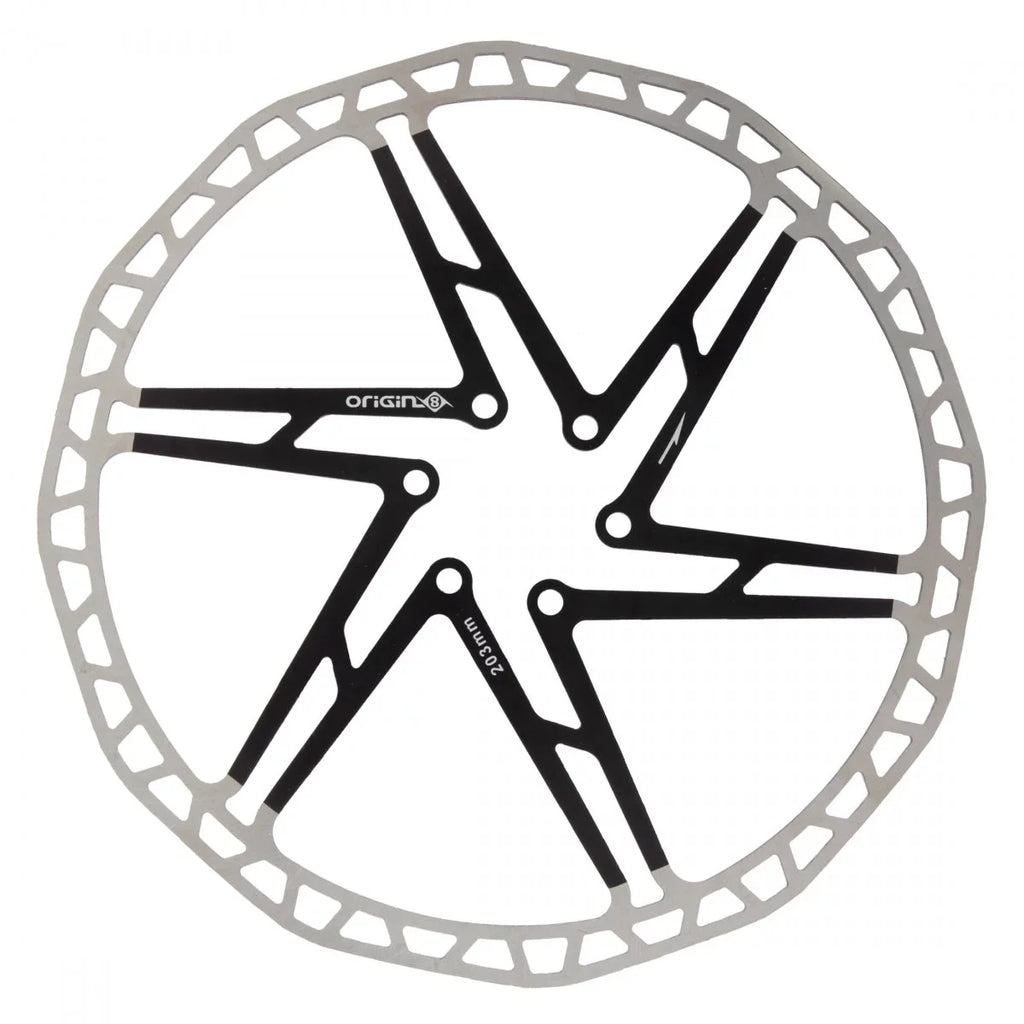 Origin-8 SpeedCheck One-Piece Disc Rotors Brake Part Disc Rotor 1p 6b 203mm Bk